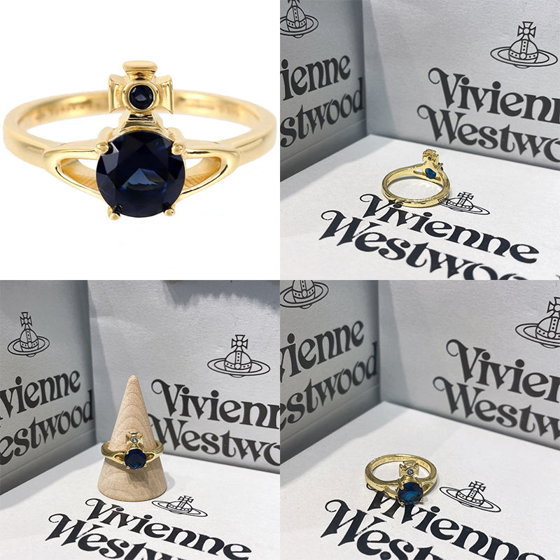 Mini Gem Stud Orb Ring (6 colors)