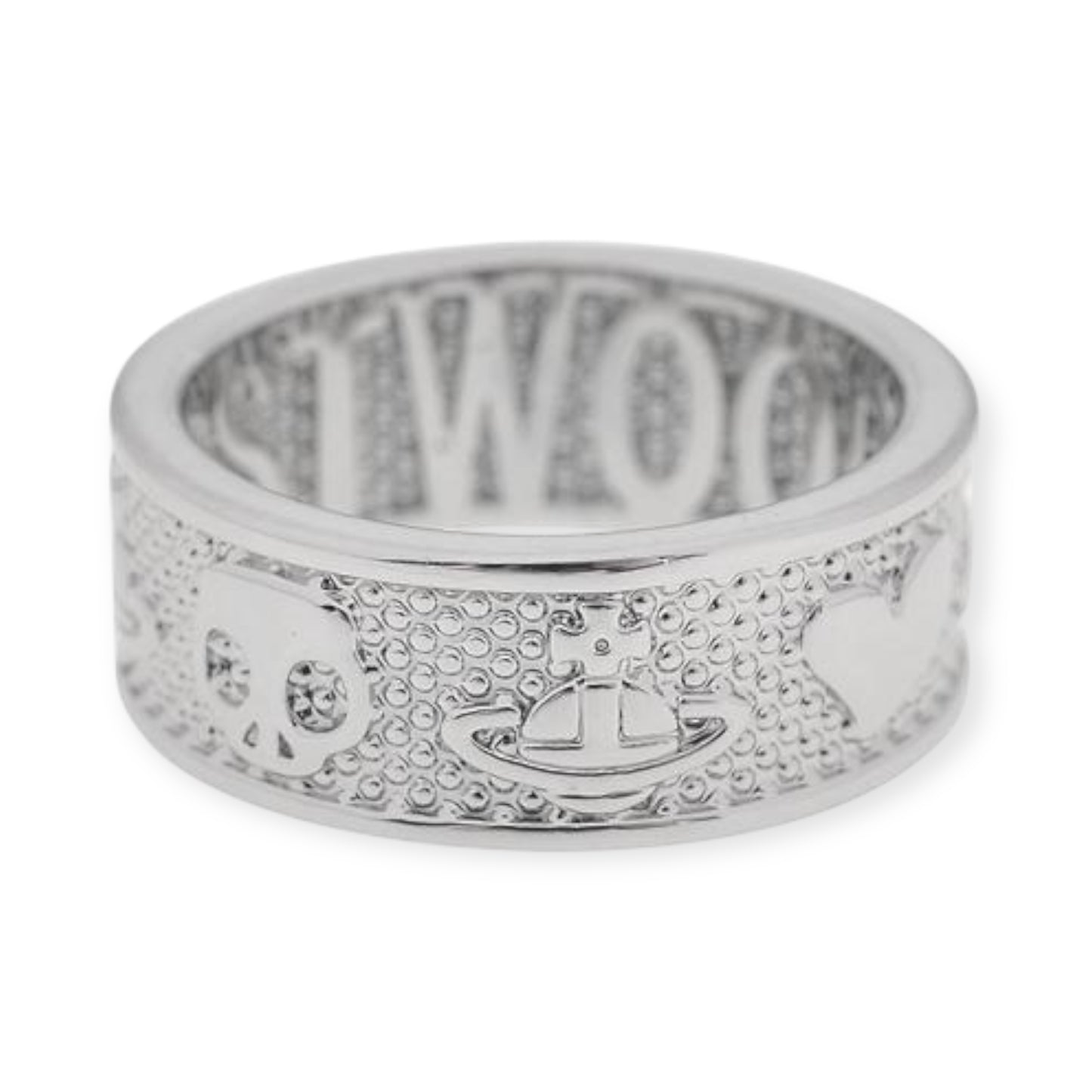 Multi Dot Dotted Symbol Abstract Engraved Orb Design Ring (3 Colors)