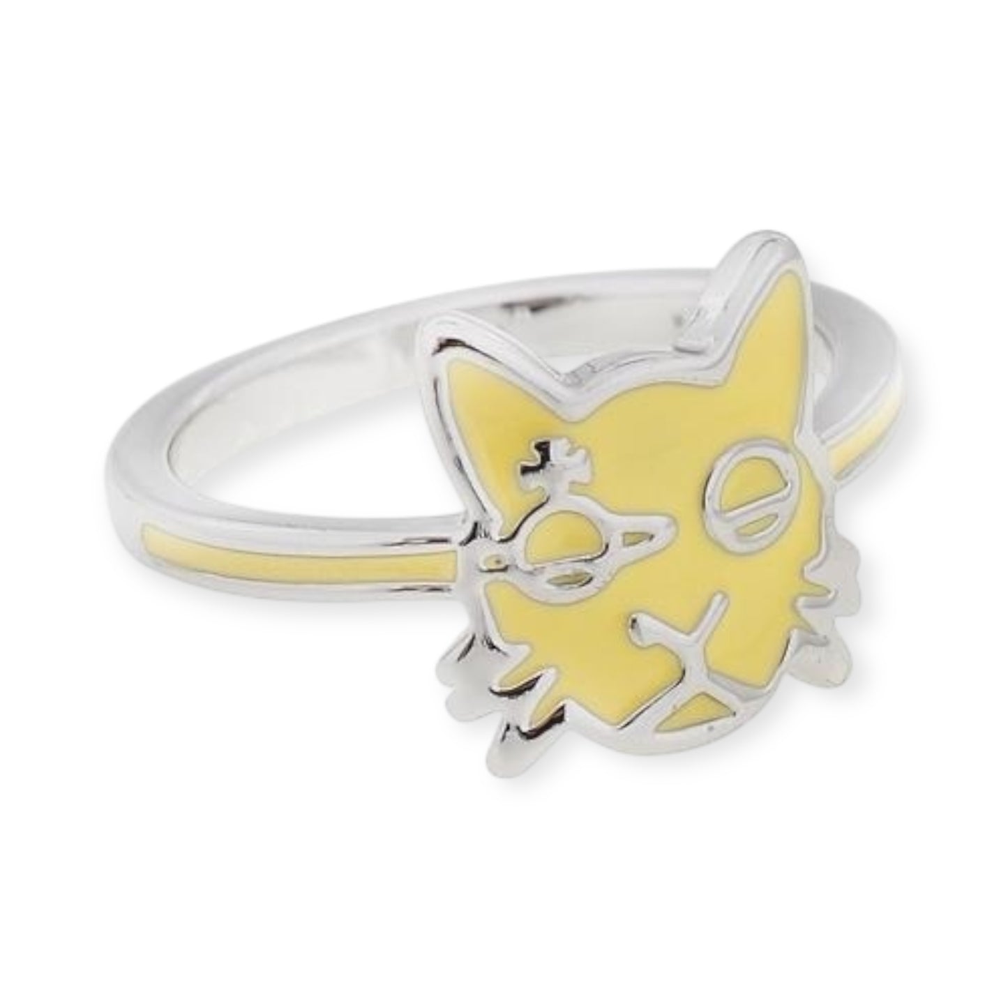 Cat Kitten Abstract Orb Eye Design Ring (4 Colors)