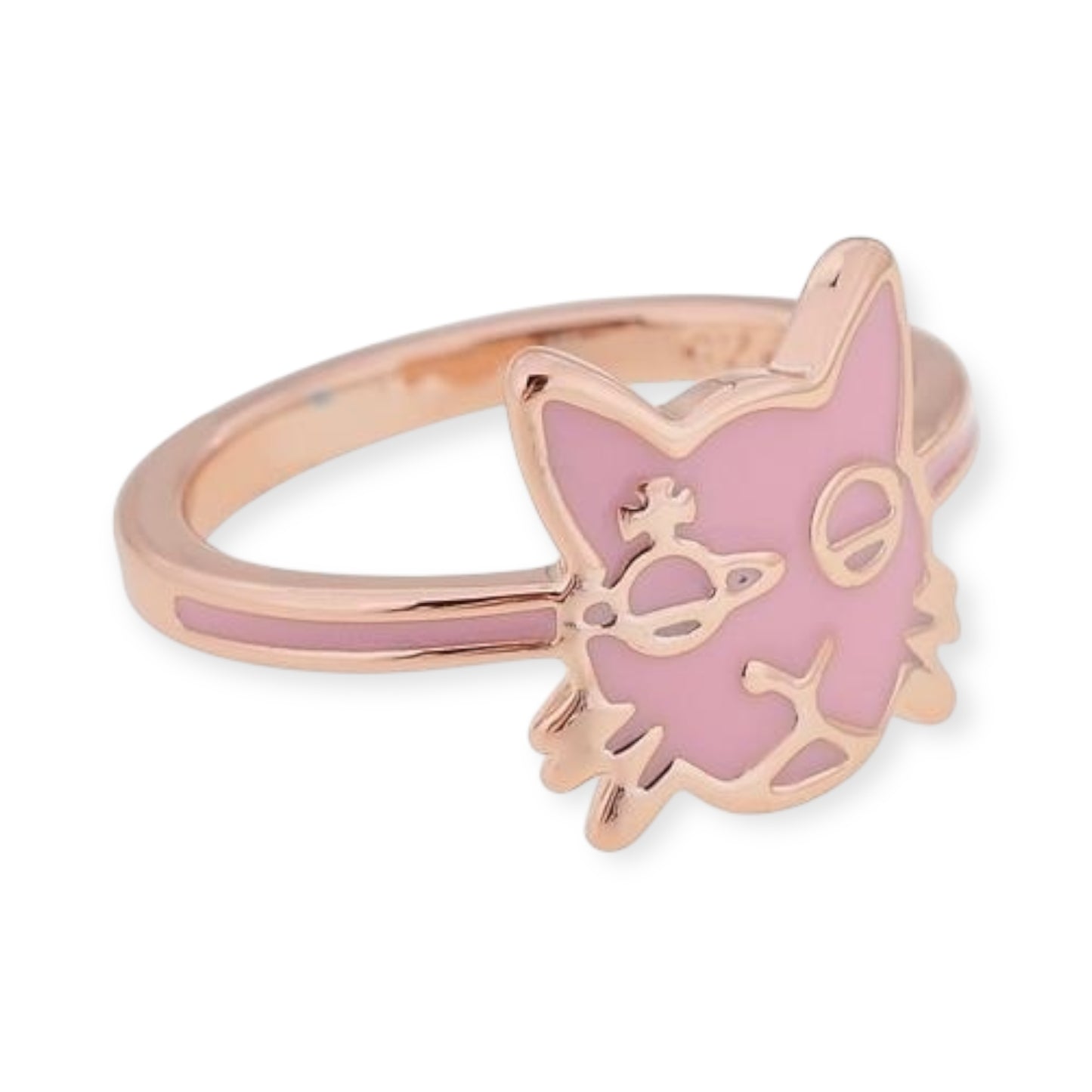Cat Kitten Abstract Orb Eye Design Ring (4 Colors)