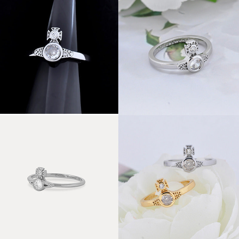 Mini Gem Stud Gold & Silver Ring (2 Colors)