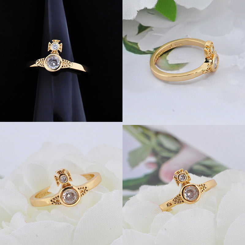Mini Gem Stud Gold & Silver Ring (2 Colors)