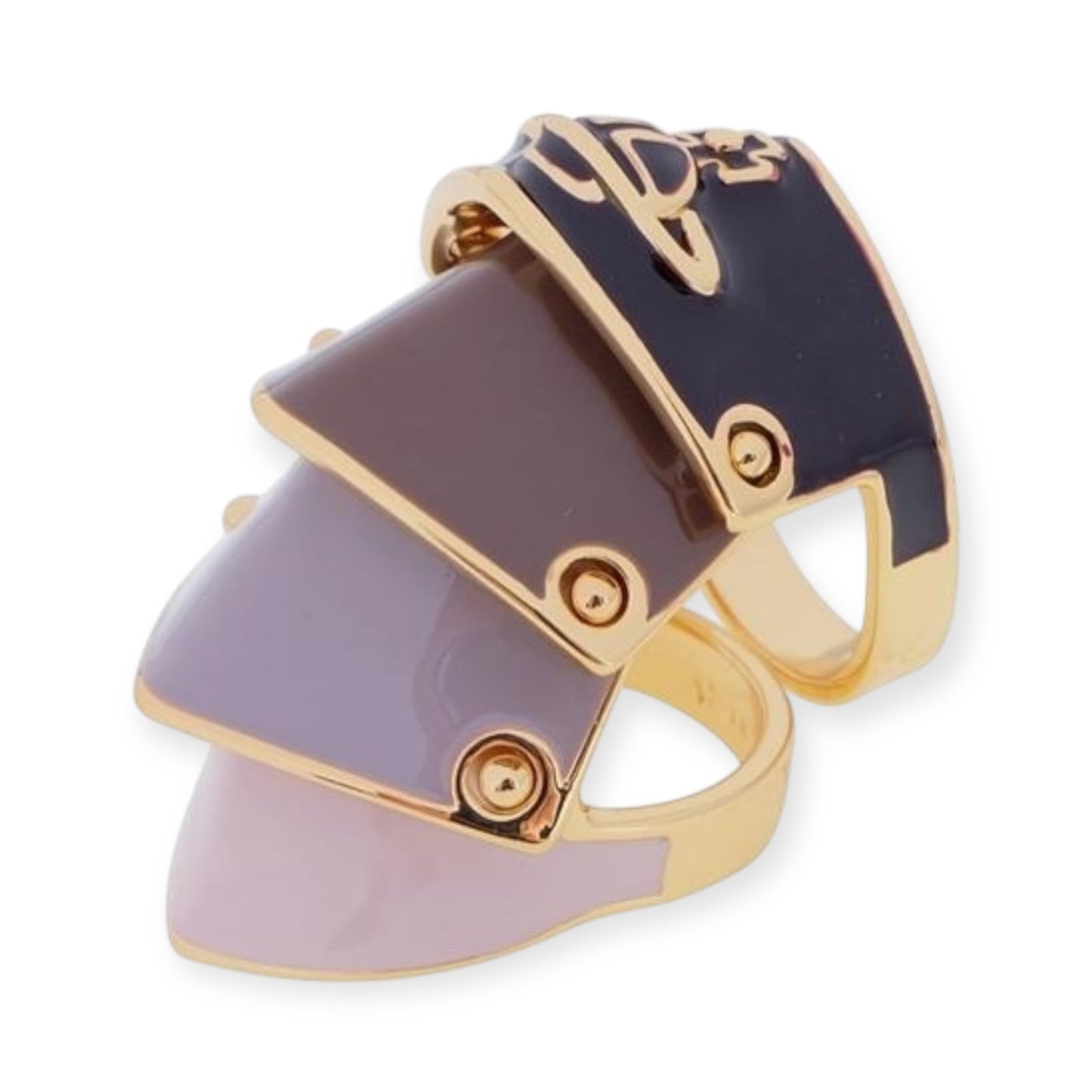 Colorful Colored Abstract Armour Armor Ring (7 colors)