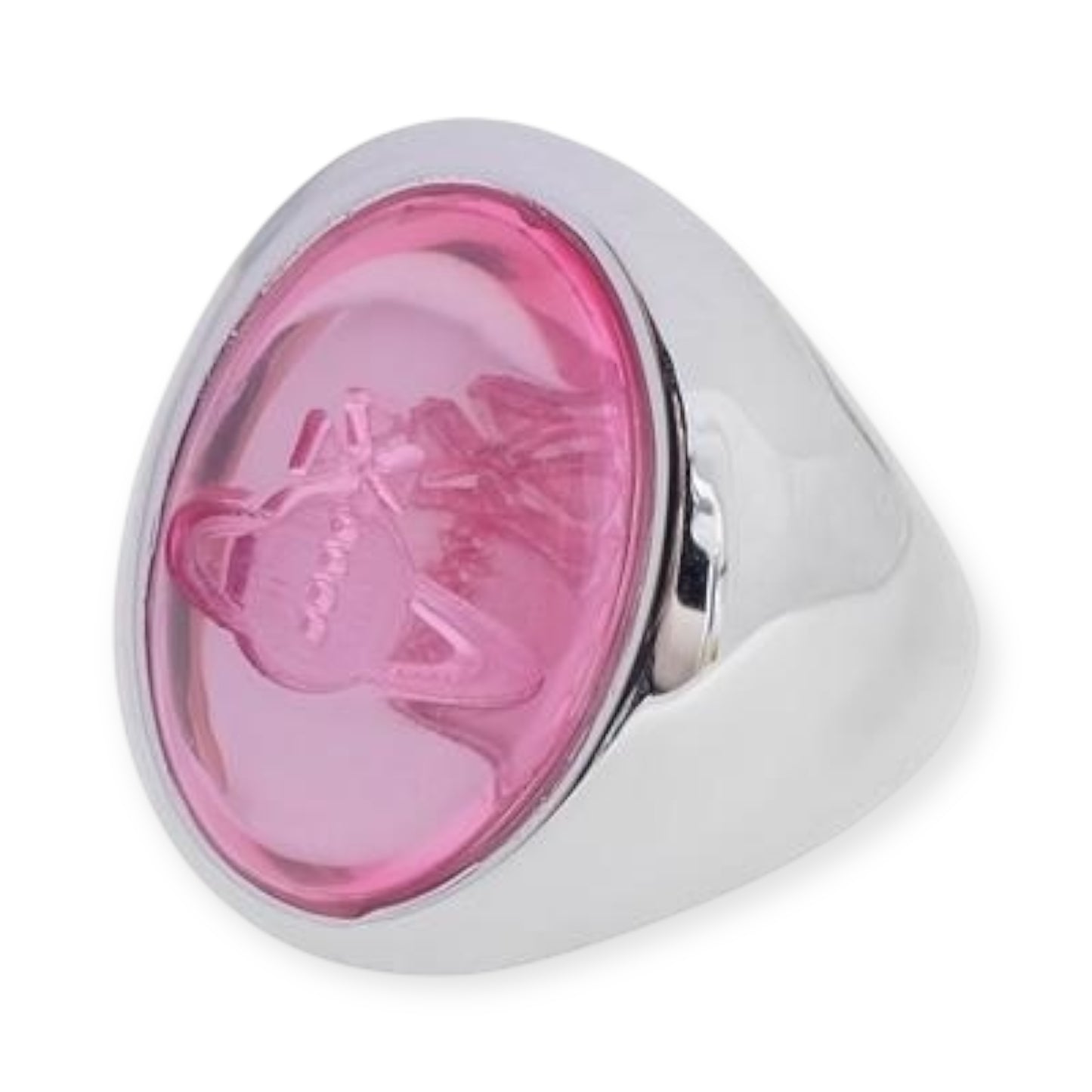 Colorful Gem Stamp Seal Signet Orb Design Ring (3 Colors)